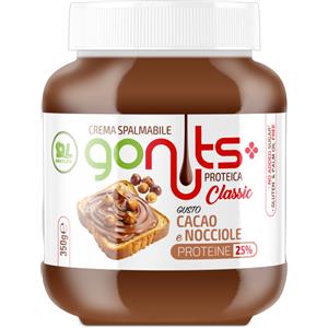 Daily Life Gonuts! Crema Spalmabile Cacao e Nocciole 350g - 25% Proteine, Senza Zuccheri Aggiunti e Senza Olio di Palma