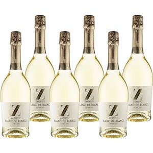 Zardetto Blanc de Blancs spumante Extra Dry Vsq - Cartone da 6 x 750 ML