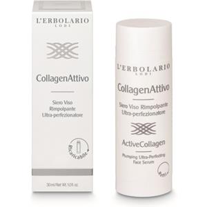 L'Erbolario CollagenAttivo Siero Viso Rimpolpante Ultra - 30ml con Collagene Biomimetico, Acido Ialuronico 3D e Vitamina C