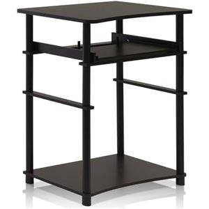 Furinno Home Scrivanie per Computer, HOLZ, Espresso/nero, taglia unica