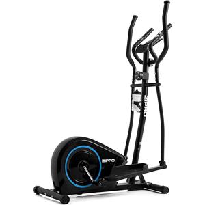 Zipro Crosstrainer Burn - Ellittico Domestico con 8 Livelli di Resistenza, Massa Volanica di 7 kg e Monitoraggio Frequenza Cardiaca