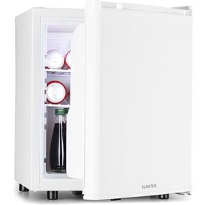 Klarstein Happy Hour Mini Frigo, Frigo Portatile da Camera, Frigorifero Piccolo Silenzioso da Ufficio, Mini Frigo Bar con Illuminazione Interna e Ripiani Rimovibili, Frigo Bar da Campeggio 6-18°C, 45L