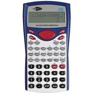 Lebez 61402 Calcolatrice Scientifica 10 + 2 cifre, Dimensioni cm. 8 x 15.5