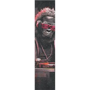 Linnyio Bella Musica Dj Gorilla Adesivi per Skateboard Stile Personalizzazione Fogli di Nastro Adesivo per Skateboard Nastri Antiscivolo per Grafici per Ragazze