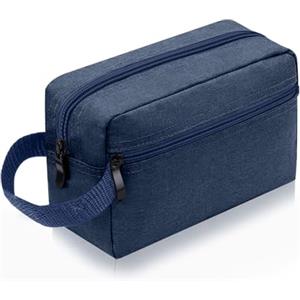 Aucuu Borsa da Toilette Grande per Uomo e Donna, Beauty Case da Viaggio Resistanti all'Acqua, Trousse per Barba e Doppio Kit