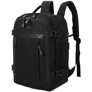 BRIJAY Ryanair-Easyjet Cabin 40 x 20 x 25 cm (20 L) | Zaino gives air travel | Borsa da Cabina Zaino per Uomo e Donna da Lavoro Lavoro Viaggio e Trekking Scuola (NERE)
