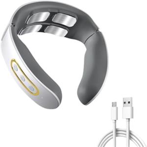 Generico Dispositivo Di Massaggio Cervicale Portatile Con Riscaldamento,6 Modalita 9 Livelli Massaggiatore Collo Schiena,Neck Massager,Massaggiatore Cervicale 4d, Ideale Per Ufficio, Viaggio