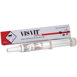 Aurora Biofarma Visvit Pasta Integratore Difese Fisiologiche per Cani e Gatti - Siringa 15 g