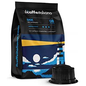 FRHOME Il Caffè Italiano Capsule Caffitaly Compatibili Decaffeinato - 100pz | Made In Italy Dal Gusto Forte e Deciso
