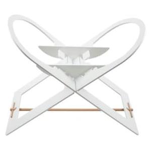 Noukie's - Supporto per culla in legno dipinto, colore: bianco