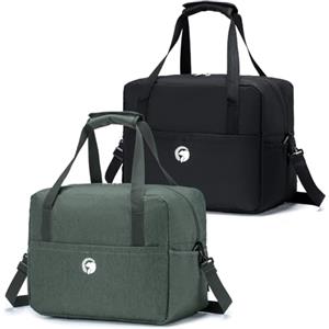 SPAHER 2x Bagaglio a Mano 40x30x20 Wizzair Borsone da Viaggio Donna 25L Pieghevole Borsa Palestra Borsa da Viaggio Borsa a Mano Borsa da Cabina per Campeggio Weekend Con separazione a umido e a secco