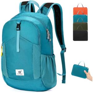 SKYSPER Zaino Pieghevole Antifurto con Protezione RFID, 20L Zaino da Escursione Zainetto Piccolo da Hiking per Viaggio Trekking Ciclismo