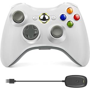 Labtec Controller Wireless per Xbox 360, Gamepad Joystick Wireless 2.4GHZ per Console Xbox 360 & Slim e PC Windows XP/7/8/10/11