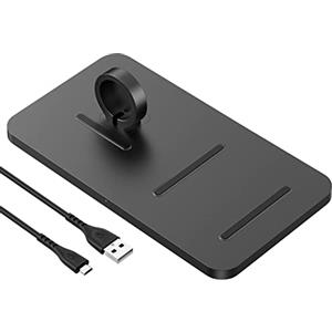 CGZZ Caricatore a induzione rapida, caricabatterie wireless 2 in 1 caricabatterie a induzione stazione di ricarica compatibile con i Phone Series 14/13/12/11/X/8 ecc, nero