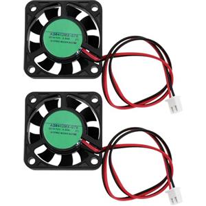 ECSiNG Ventola di raffreddamento quadrata per server di raffreddamento, 2 pezzi, per hard disk, AD0412MX-G70, 0,08 A, 12 V, per computer, videoregistratori, server di raffreddamento, 28 cm