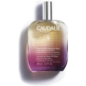 Caudalie Olio Trattante Lisciante e Luminosità 100ml - Olio naturale multiuso per corpo, capelli e décolleté con olio di fico d'India