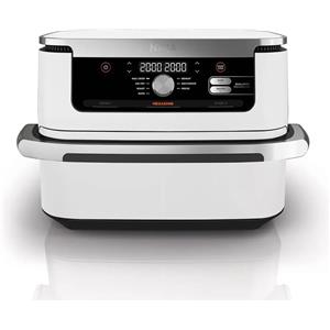 Ninja AF500EUWH friggitrice Doppia 10,4 L Indipendente 2470 W Friggitrice ad aria calda Argento, Bianco