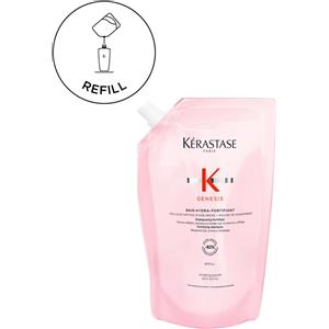 Kérastase Genesis Bain Hydra-Fortifiant 500 ml - Shampoo Fortificante per Capelli Indeboliti con Stella Alpina e Zenzero