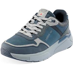 LEOSS ORIGINAL Scarpe Uomo Sneakers Scarpe da Palestra Uomo Leggere Confortevoli Flessibili Ammortizzate Versatili (Grigio, 44 EU, MLE255069-4)