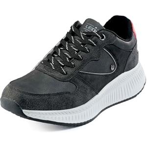 LEOSS ORIGINAL Scarpe da Ginnastica Uomo Scarpe Running Uomo Resistenti Stabili Flessibili Versatili Facili da Pulire (Nero, 41 EU, MLE255336-1)