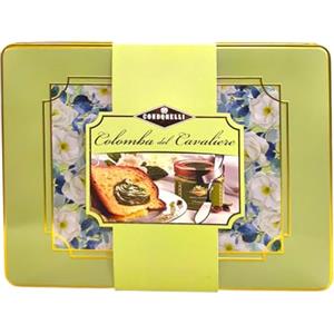 Generico Condorelli Colomba del Cavaliere Margherita in Latta con Crema al Pistacchio, 750g + 150g, con Coltello150g