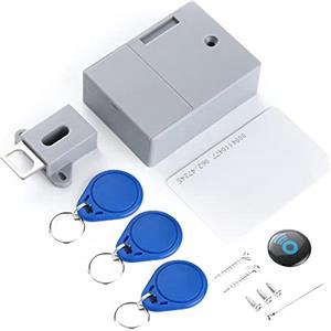 Sunydog Batteria IC Card Sensore Sunydog Cassetto armadio SmartLock intelligente Fai da te Serratura digitale nascosta invisibile senza foro perforato