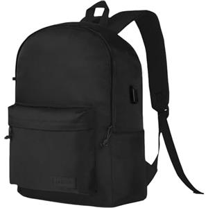 Aucuu Acuu Zaino Casual, 15,6" Zaino per Portatile PC con USB, Scuola e Lavoro Leggero Impermeabile Donna