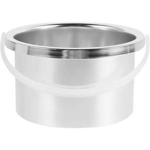 TIKODIDA Pentola Interna per Scaldacera in Alluminio 105 MM Contenitore per Sciogliere Cera Calda Protezione di Sicurezza Ricambio per Macchina Depilazione e Terapia della Cera