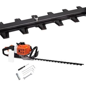 Generico Tagliasiepi a Benzina, Motore 23cc 2 Tempi, Lama 60 cm, Spaziatura Denti 20 mm, Manico Rotante Ergonomico