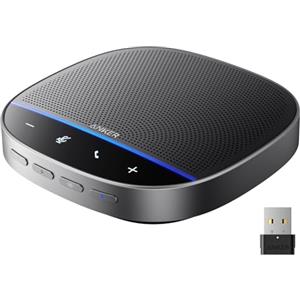 Anker PowerConf S500 - Altoparlante da conferenza con certificazione zoom, USB-C Bluetooth per chiamate, conferenze, telefonate, microfoni per registrazione vocale intelligente