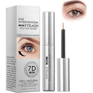 Chenduoran Siero Ciglia Allungante Naturale,Siero Rinforzante Infoltimento Ciglia e Sopracciglia,Protegge e Rinforza le Ciglia per un Aspetto più Pieno e Folto Naturalmente,4ML