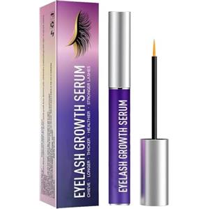 Chenduoran 8ML Siero Ciglia Allungante Naturale,Siero Rinforzante Infoltimento Ciglia e Sopracciglia,Protegge e Rinforza le Ciglia per un Aspetto più Pieno e Folto Naturalmente