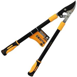 TOOLMAK Troncarami 700 mm (28") Taglia Rami Spessi, forbice manici lunghi, Cesoie da Potatura con Lama Curva in Acciaio Temprato, Manici Tubolari Antiscivolo per Giardino