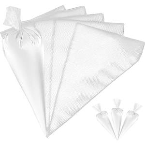 REBECASKYENS 200 Pezzi Trasparente Sac à Poche Usa e getta, Sacchetto Pasticceria Getta,Sacchetto in plastica,Sac a Poche Monouso Professionali,Sac à poche,per Biscotti, Dolci, Cupcake