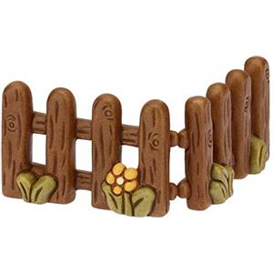 THUN - Set 2 Pezzi Steccato - Presepe Classico - Ceramica - 8x1,5x5 cm h cad.