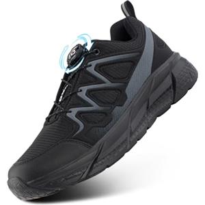 TDDT Scarpe Donna Sneakers Running Uomo Ginnastica Scarpe da Corsa Trekking Trail Sportive Fitness Correre Running Shoes Sport Camminare Nere EU 37