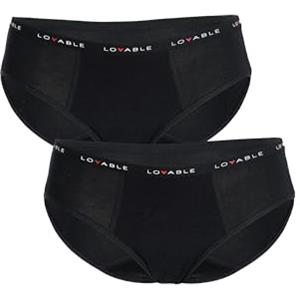 Lovable Slip da Ciclo Mestruale Flusso Medio My First Period Panties Bi-pack Bambine e ragazze x2
