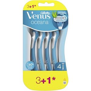 Gillette Venus Oceana Rasoio Donna Usa e Getta con 3 Lame e Striscia Idratante Aloe Vera