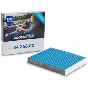 UFI Filters, Filtro Abitacolo ARGENTIUM 34.266.00, Filtro Abitacolo per Ricambio, Adatto a Auto, Applicabile su Diversi Modelli Daihatsu, Jaguar, Land Rover, Lexus e Toyota