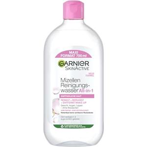 Garnier SkinActive, acqua detergente micellare, per una pulizia delicata e un trucco delicato, tonico viso lenitivo e idratante, 1 x 700 ml