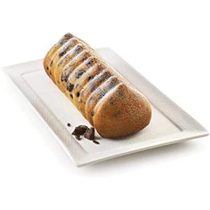 silikomart | Stampo in Silicone per Torta Moderna MERINGA, Antiaderente, Confezione da 1 Stampo, 3D Design, 250 x 90 mm, h 75 mm, Volume 1,1 l, Made in Italy