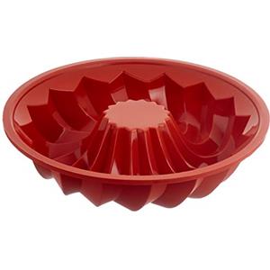 silikomart | SFT224 Stampo in Silicone CIAMBELLA + ANELLO, Antiaderente, Confezione da 1 Stampo per Dolci con Safe Ring, Ø 240 h 55 mm, Volume 1,3 l, Made in Italy