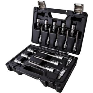 Beta BW 923E-TX/C18 - Assortimento di 18 chiavi a bussola per viti con impronta Torxin cassetta di plastica