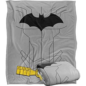 LOGOVISION BATMAN New Uniform Coperta super morbida al tatto setoso - 152 x 127 cm