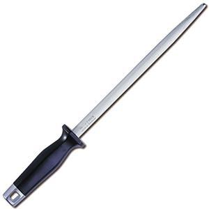 Dick F. DICK Acciaio per affilatura, 25 cm (manico ergonomico, affilatura, durezza superficiale superiore a 65° HRC, utensile per affilatura per coltelli da cucina) 76541250, grigio