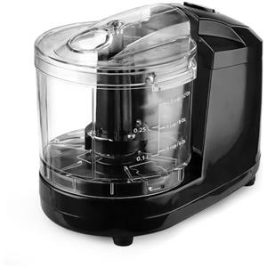 Cozary Tritatutto da Cucina Elettrico 350ml, Mini Robot Cucina Multifunzione con Lama in Acciaio Inox, Frullatore Tritatutto per Verdure, Carne, Frutta Secca, Cipolla, Aglio - Passaverdure Elettrico