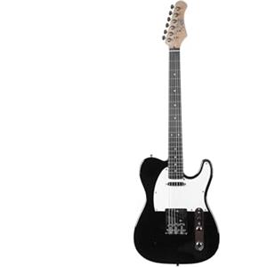 EKO GUITARS - Chitarra Elettrica TL‑300, Corpo Pioppo, Manico Acero, Tastiera Laurel, 2 Pickup Single‑Coil, Ponte Tele, 22 Tasti, Colore Nero