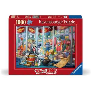 Ravensburger - Puzzle 1000 Pezzi Tom & Jerry | Puzzle Adulti E Bambini Con Una Misura Di 70x50 Cm | Regalo Per Adulti E Bambini Da 14 Anni E Più | Puzzles Ravensburger