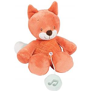 Nattou Pupazzetto Carillon Mini Volpe Oscar, Melodia La-Le-Lu, 7 x 9 x 20 cm, Fanny e Oscar, Arancione, 296090