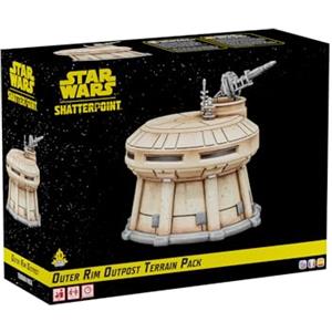 Asmodee Atomic Mass Games | Star Wars Shatterpoint Outer Rim Outpost Terrain Pack | Terrain Expansion For Star Wars Shatterpoint Miniatures Game | 2 Players | 90 Minutes